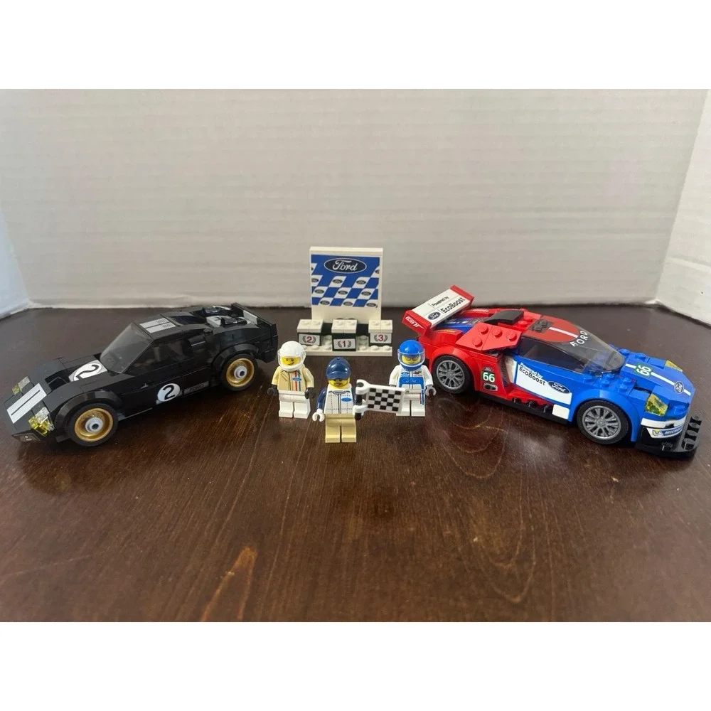 LEGO Speed Champions 2016 Ford GT & 1966 Ford GT40 75881 Complete Cars & Figures